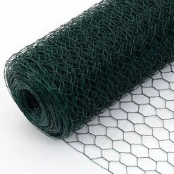 157 Ft. Galvanized Hexagonal Outdoor Anti-Rust Green Chicken Wire, Poultry Netting For Garden, Chicken Coop Wire Fencing -Dewalt Tools Shop amucolo chicken wire cx cyw1 501 4f 1000