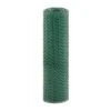 17 In. X 17 Ft. Chicken Wire Fencing Mesh, 0.6 In. Hexagonal Galvanized Hardware Cloth For Coop Barrier Rabbit Cage