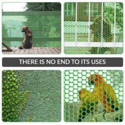 15.7 In. X 10 Ft. Plastic Chicken Wire Fence Mesh, Hexagonal Fencing Poultry Netting For Coop Farm Garden Green -Dewalt Tools Shop angel sar chicken wire yv00xr84 31 1000