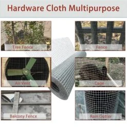 1/4 In. X 1.66 Ft. X 20 Ft. Hardware Cloth, 23 Gauge Hot-dip Galvanized After Welding, Chicken Wire Fence Garden Fencing -Dewalt Tools Shop angel sar hardware cloth fencing dt01ba81 31 1000