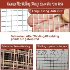 1/4 In. X 1.66 Ft. X 20 Ft. Hardware Cloth, 23 Gauge Hot-dip Galvanized After Welding, Chicken Wire Fence Garden Fencing -Dewalt Tools Shop angel sar hardware cloth fencing dt01ba81 4f 1000
