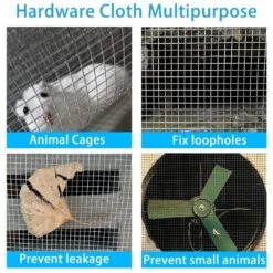 1/4 In. X 1 Ft. X 20 Ft. Hardware Cloth, 23 Gauge, Hot-dip Galvanized After Welding, Chicken Wire Fence Garden Fencing -Dewalt Tools Shop angel sar hardware cloth fencing vu91dx52 31 1000