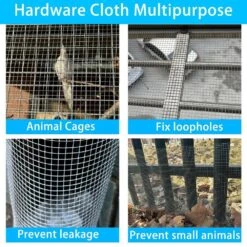 1/4 In. X 1.33 Ft. X 20 Ft. Hardware Cloth, 23 Gauge Hot-dip Galvanized After Welding, Chicken Wire Fence Garden Fencing -Dewalt Tools Shop angel sar hardware cloth fencing vv99vw99 31 1000