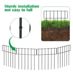 17 In. X 20.8 Ft. Animal Barrier Fence, Decorative Garden Fencing For Garden (19-Pack) -Dewalt Tools Shop angel sar patio parts ndoz0646 4f 1000