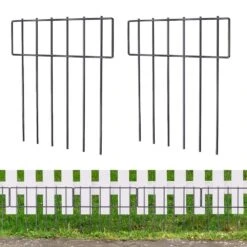 17 In. X 20.8 Ft. Animal Barrier Fence, Decorative Garden Fencing For Garden (19-Pack)