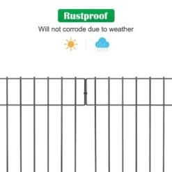 17 In. X 27 Ft. Metal Animal Barrier Fence, Decorative Garden Fencing For Garden (25-Pack) -Dewalt Tools Shop angel sar patio parts rqqw5654 1f 1000