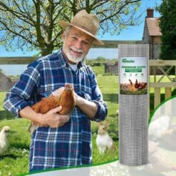 1/4 In. X 12 In. X 10 Ft. 304 Stainless Steel Hardware Cloth, Chicken Wire Fencing Wire Roll For BBQ Garden Fence -Dewalt Tools Shop angel sar welded wire fencing mm39wf74 31 1000