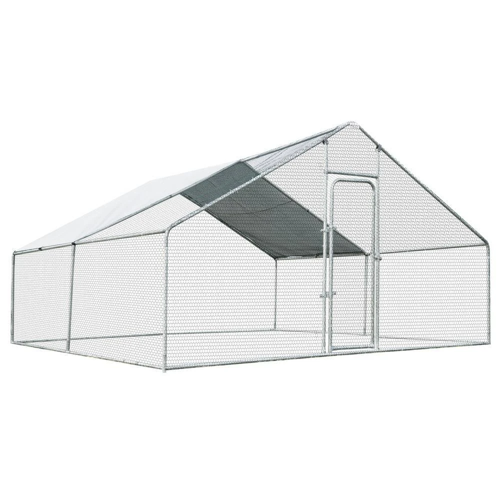 13 Ft. X 13 Ft. Steel Walk-in Chicken Coop Poultry Fencing 3 13 Ft. X 13 Ft. Steel Walk-in Chicken Coop Poultry Fencing