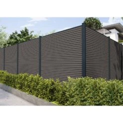 Ultra Easy Fencing 6 Ft.Hx6 Ft.W Argentinian Silver Gray Wood Plastic Composite Horizontal Fence Section With Gray Frame -Dewalt Tools Shop argentinian silver gray newtechwood composite fence panels fence uh66 6 6 si fa 1000