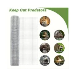 Hardware Cloth 1/2 In. 48 In. X 100 Ft. 19-Gauge, Hot-Dip Galvanized Welded Chicken Coop Wire Garden Plant Fencing -Dewalt Tools Shop autmoon patio parts w122651830 4f 1000