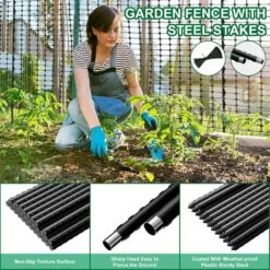 Garden Fence Snow Fence 40 In. X 100 Ft. Plastic Safety Fence Plastic Mesh+30 Steel Stakes Temporary Fencing With Stakes 14 Garden Fence Snow Fence 40 In. X 100 Ft. Plastic Safety Fence Plastic Mesh+30 Steel Stakes Temporary Fencing With Stakes -Dewalt Tools Shop black 40 in x100 ft aboron garden fencing plg pew 30bkhd02 4f 1000