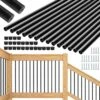 32 Hollow Round Aluminum Deck Balusters With Screws For Railing Fencing Staircase Spindles 101-Pack -Dewalt Tools Shop black afoxsos balusters spindles 59sa05029 64 1000