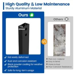 32 In. X 1 In. W Black Aluminum Deck Stair Balusters With Screws For Wood And Composite Fencing, 50-Pack -Dewalt Tools Shop black afoxsos balusters spindles hdph005ot194 1f 1000