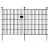 32 In. 10-Panels Outdoor Garden Metal Fencing For Border Backyard, Dog Fence -Dewalt Tools Shop black afoxsos garden fencing hdph005ot075 64 1000