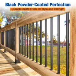 36 Round Hollow Aluminum Deck Balusters With Screws And Connectors Black 30 Pack For Railings And Fencing 11 36 Round Hollow Aluminum Deck Balusters With Screws And Connectors Black 30 Pack For Railings And Fencing -Dewalt Tools Shop black afoxsos outdoor handrails sa1121469 1f 1000