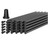 36 Round Hollow Aluminum Deck Balusters With Screws And Connectors Black 30 Pack For Railings And Fencing -Dewalt Tools Shop black afoxsos outdoor handrails sa1121469 64 1000
