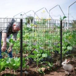 3.4 In. W 48 In. H Metal Fence Post T Post For Wire Fence, No Dig Steel U Post Fencing In Black (15 Pieces) -Dewalt Tools Shop black afoxsos t posts u posts snph020in0184 c3 1000