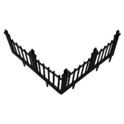 Estate Series 24 In. X 15 In. Plastic Colonial Wrought-Iron Style Border Garden Fencing, 10 Ft. Included 13 Estate Series 24 In. X 15 In. Plastic Colonial Wrought-Iron Style Border Garden Fencing, 10 Ft. Included -Dewalt Tools Shop black emsco garden fencing 2096hd 1d 1000