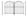 Metal Garden Fencing 26 Panels 17 In. (H) X 26 Ft. (L) Rustproof Metal Wire Border Panel Fencing