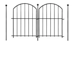 Metal Garden Fencing 26 Panels 17 In. (H) X 26 Ft. (L) Rustproof Metal Wire Border Panel Fencing