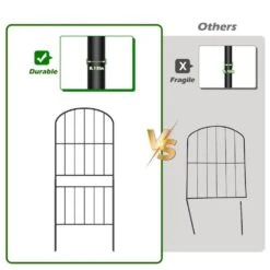 Total 16 Ft. L X 31 In. H Garden Fencing Animal Barrier 15-Piece Decorative Garden Fencing Metal Panels -Dewalt Tools Shop black fawey tred inc garden fencing avcmz94m 44 1000