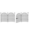Total 36 In (H)x 27 In(L) Garden Fencing Animal Barrier 3-Piece Rustproof Metal Fence Panels Black No Dig Fencing,1 Gate -Dewalt Tools Shop black fawey tred inc garden fencing avknnmxq 64 1000