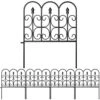 32 In. (H) X 10 Ft. (L) Garden Fencing Animal Barrier 5-Piece Rustproof Metal Fence Panels Black No Dig Fence -Dewalt Tools Shop black fawey tred inc garden fencing avlk7l56 64 1000