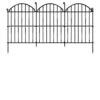 32 Panels Metal Decorative Garden Fence 23 In. (H) X 34 Ft. (L) Rustproof Metal Animal Barrier Fencing -Dewalt Tools Shop black fawey tred inc garden fencing avpgt9q2 64 1000
