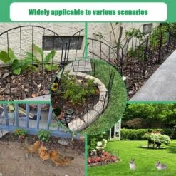 Garden Fencing 10 Pack, 17in X 10. 8ft Rustproof Aluminum No Dig Fence Animal Barrier For Dog 13 Garden Fencing 10 Pack, 17in X 10. 8ft Rustproof Aluminum No Dig Fence Animal Barrier For Dog -Dewalt Tools Shop black fawey tred inc garden fencing avx5bvxl 31 1000