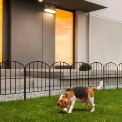 25 Panels Metal Garden Fence 27 Ft. X 24 In.-Rustproof Decorative Wire Fencing -Dewalt Tools Shop black fawey tred inc garden fencing ny250fc 22 44 1000