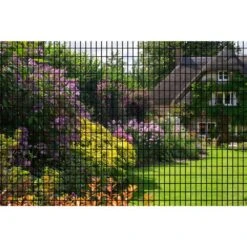 60 In. X 600 In. 16 Gauge Black Vinyl Coated Hardware Cloth Garden Fence Wire Mesh Fence Plant Fencing -Dewalt Tools Shop black garden fencing fence p277566 c 76 1000