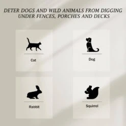 17 In. H X 13 In. L Barrier Fence, Decorative Garden Fencing, Rustproof Metal Wire Garden Fence, T Shaped (10-Pack) -Dewalt Tools Shop black garden fencing hd 4 wela 4f 1000