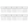 17 In. H X 13 In. L Barrier Fence, Decorative Garden Fencing, Rustproof Metal Wire Garden Fence, T Shaped (10-Pack) -Dewalt Tools Shop black garden fencing hd 4 wela 64 1000