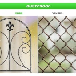 24 In. H X 20 Ft. L Black Metal Decorative Garden Fence, Animal Barrier Fence, Rustproof Fencing, Arched (19-Pack) 12 24 In. H X 20 Ft. L Black Metal Decorative Garden Fence, Animal Barrier Fence, Rustproof Fencing, Arched (19-Pack) -Dewalt Tools Shop black garden fencing lt k202 sj 1f 1000