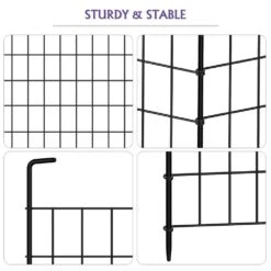 30 In. L X 30 In. W X 24 In. H Garden Wire Compost Bin Garden Bed Fencing -Dewalt Tools Shop black garden fencing lt k21 1f 1000