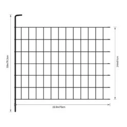 30 In. L X 30 In. W X 24 In. H Garden Wire Compost Bin Garden Bed Fencing -Dewalt Tools Shop black garden fencing lt k21 4f 1000