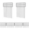 17 In. H X 27 Ft. L Metal Barrier Fence No Dig Garden Fencing (25-Pack) -Dewalt Tools Shop black garden fencing lt k276 64 1000