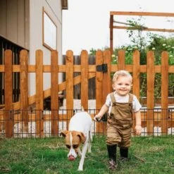 Black Metal Decorative Garden Fence, No Dig Animal Barrier Border Fencing Panel (10-Pack) -Dewalt Tools Shop black garden fencing lt k317 sj fa 1000