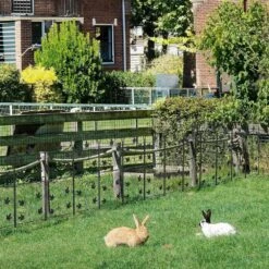 Decorative 38 In. (H) X 16 Ft. (L) Metal Garden Fence Panels No Dig Fencing, Total Coated Rustproof (15-Pack) -Dewalt Tools Shop black garden fencing lt k339 sj 76 1000