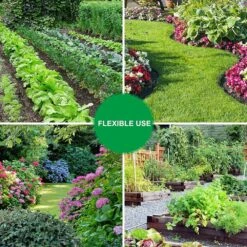 12 In. Outdoor Metal Rust Proof Landscape Fencing 8-Panels Garden Fence (16-Piece) -Dewalt Tools Shop black garden fencing lt k69 44 1000