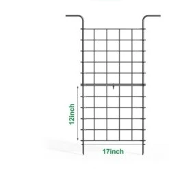 12 In. Outdoor Metal Rust Proof Landscape Fencing 8-Panels Garden Fence (16-Piece) -Dewalt Tools Shop black garden fencing lt k69 4f 1000