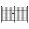 32 In. X 23.6 Ft. No Dig Rustproof Metal Wire Panel Border Animal Barrier Fencing Patio Temporary Ground Stakes, 10-Pack -Dewalt Tools Shop black garden fencing ogsa05 1024 64 1000
