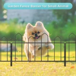 10 Ft. L X 13 In. H Black Metal 7 Panels Decorative Garden Fence No Dig Garden Fencing Border -Dewalt Tools Shop black garden fencing on zl01 44 1000