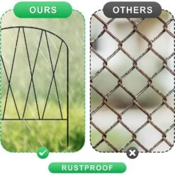 10.3 Ft. L X 15.9 In. H Decorative Garden Fence Animal Barrier No Dig Rustproof Black Metal Flower Bed Fencing (10-Pack) -Dewalt Tools Shop black garden fencing on zl11 44 1000