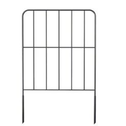 10 Ft. L X 24 In. H Square Metal Garden Fence Rustproof Wire Fencing Border Decorative (10-Pack Total)