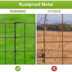 (20-Pack) Garden Fence Fencing, Rustproof Metal Wire Border Animal Barrier, Black -Dewalt Tools Shop black garden fencing pl2109 a40 cn 4f 1000