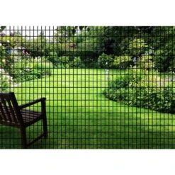 5 Ft. X 50 Ft. Black Vinyl Coated Hardware Cloth, 60 In. H PVC Coated Welded Wire Mesh Fence, Metal Garden Fencing -Dewalt Tools Shop black jushua garden fencing zy p277566 31 1000