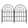 Decorative Garden Fence Animal Barrier 13 In. Tall Rustproof Metal No Dig Border Flower Fencing 10 Pack -Dewalt Tools Shop black justincity garden fencing 022ph03328d 64 1000