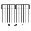 Animal Barrier Fence 7 In. No Dig Metal Rustproof Dog Rabbit Fencing With Cable Ties Cutting Plier -Dewalt Tools Shop black justincity garden fencing 076ph03328d 64 1000