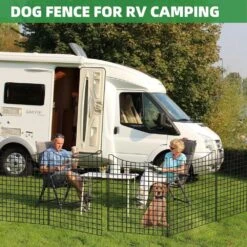 12 Panels 29 In. Tall Metal Garden Fence Outdoor Yard Barrier With Lock Decorative Wire Fencing For Flower Beds -Dewalt Tools Shop black justincity garden fencing 088ph03328d 1f 1000